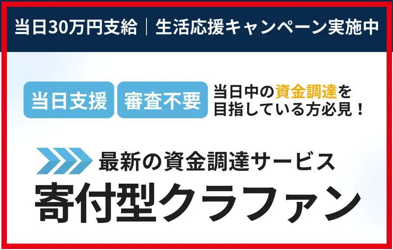 引用元：寄付型クラファン案内ページ